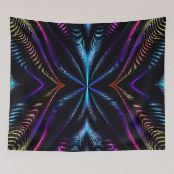 Item preview, Chromatic Moire Wave Lattices 8 designed and sold by Tom-Johnson.