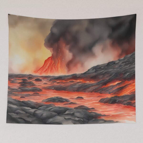 Item preview, Red Lava Flow and Fire designed and sold by CalmnessbyChoice.