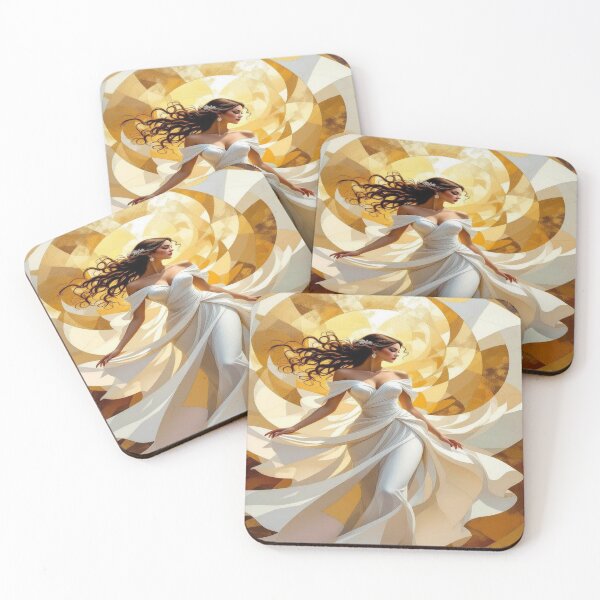 Item preview, Golden Light – Goddess in Motion designed and sold by FotoworldEdel.