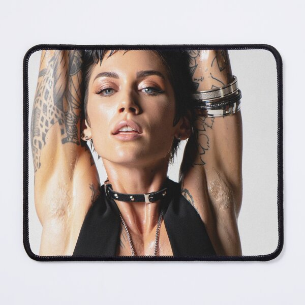 Item preview, Beautiful sexy gym woman posing with her arms up showing her armpits sweating designed and sold by Vintage Designs +.