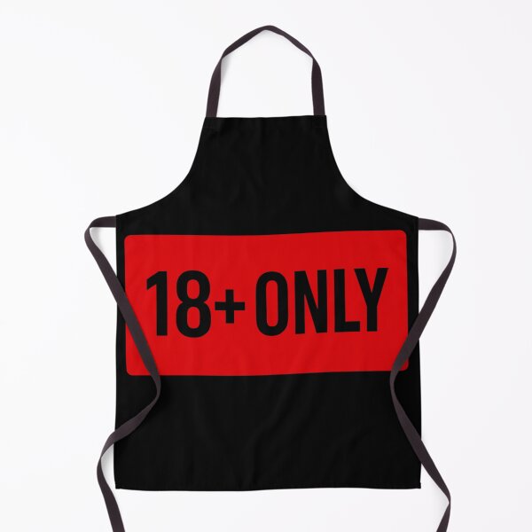 Item preview, 18+ Only Red Banner Design designed and sold by Nuvijo.
