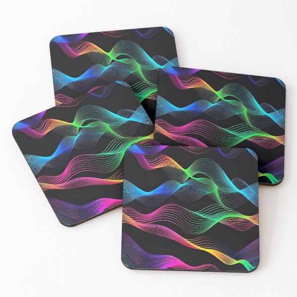 Item preview, Chromatic Moire Wave Lattices 10 designed and sold by Tom-Johnson.