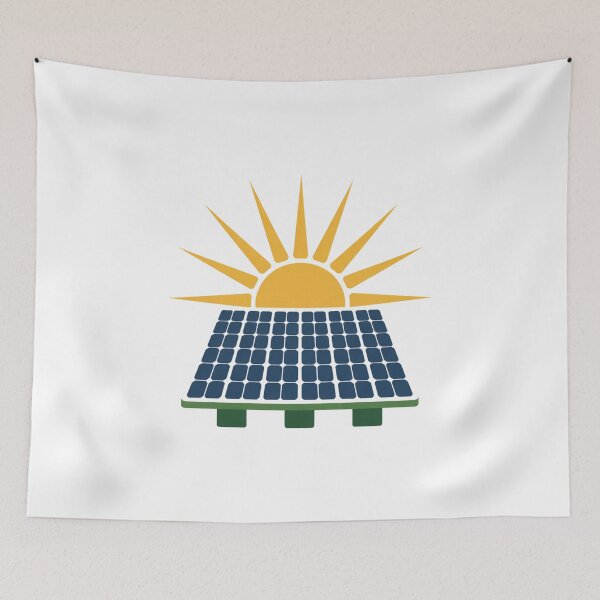 Item preview, Solar Energy Sun and Panels – Eco Renewable Design designed and sold by ArtByYunus.
