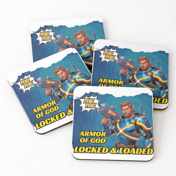 Item preview, Armor of God, Locked & Loaded. Pew! Pew! designed and sold by GiggleGooods.