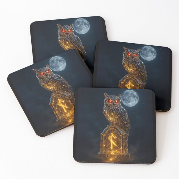 Item preview, The Amber Owl of Odin: Guardian of the Runes designed and sold by CamillaCreation.