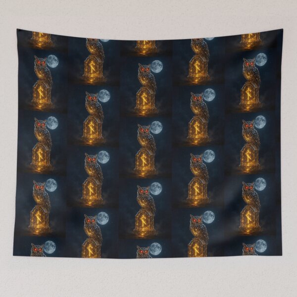 Item preview, The Amber Owl of Odin: Guardian of the Runes designed and sold by CamillaCreation.