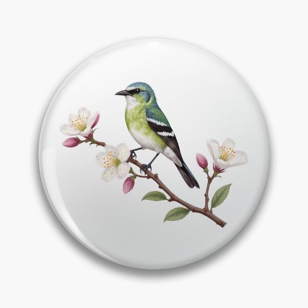 Item preview, Palestine Sunbird on Blossom Branch | Symbol of Hope designed and sold by pick-o-print.