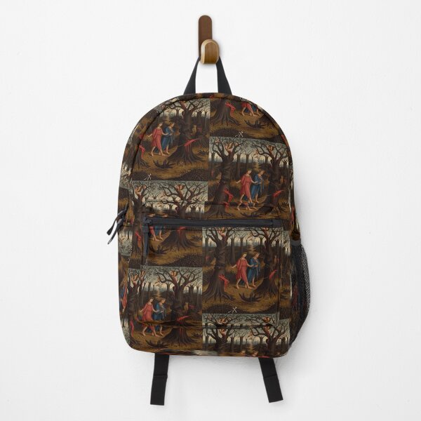 Item preview, Painting depicting Dante's Inferno the Divine Comedy medieval art designed and sold by Vintage Designs +.