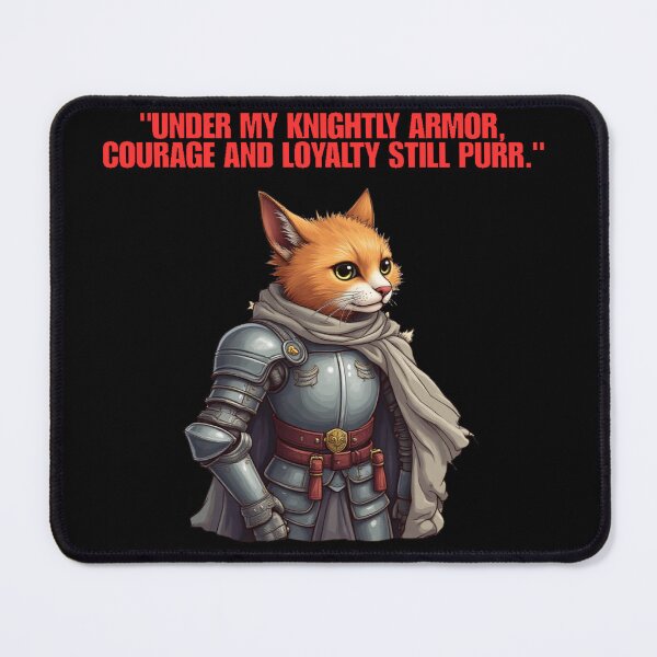 Item preview, cat in armor designed and sold by MixtaGraphics.