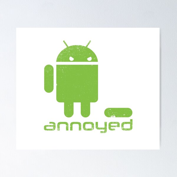 Artikel-Vorschau von genervter Android, designt und verkauft von RycoTokyo81.