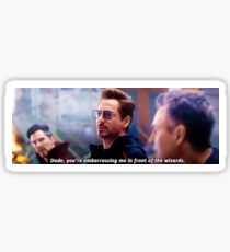 You're embarrassing me in front of the wizards Sticker