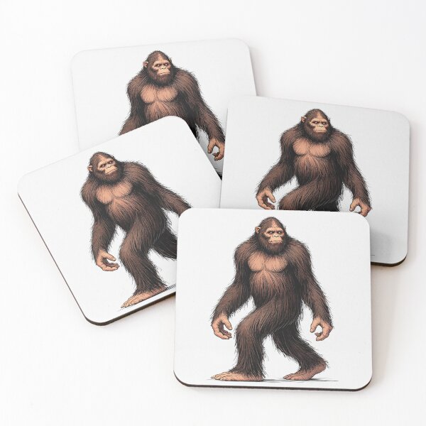 Item preview, Sasquatch illustration designed and sold by Vintage Designs +.