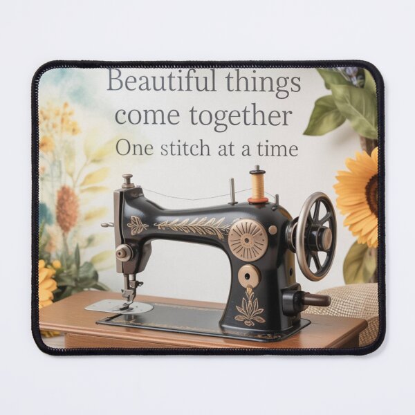 Item preview, Inspirational Sewing Quote Vintage Design  designed and sold by TMS-Studio.
