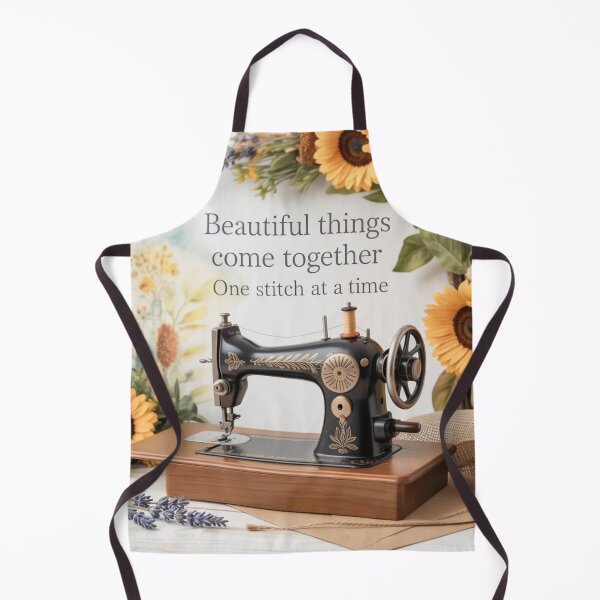 Item preview, Inspirational Sewing Quote Vintage Design designed and sold by TMS-Studio.