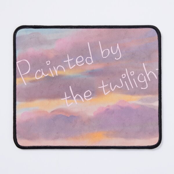 Item preview, Painted by the Twilight – Watercolor Sunset Sky designed and sold by Jeju Sunset Letters.