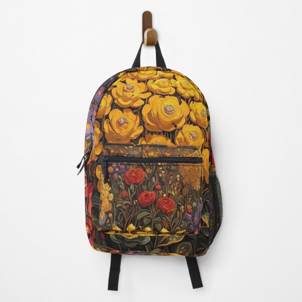 Item preview, A Beautiful Flower Garden painting inspired by Gustav Klimt designed and sold by Vintage Designs +.