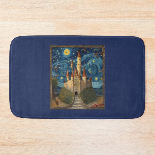 Item preview,  "Enchanted Castle: Starry Night Sky and Magical Creatures" designed and sold by Artisticanvas.