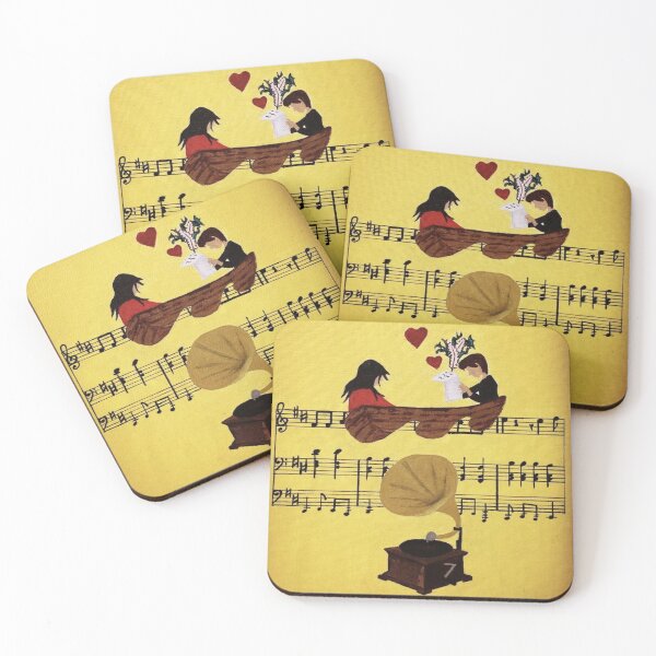 Item preview, Love Notes Phonograph Gramophone Artwork designed and sold by Layla Hindikka.