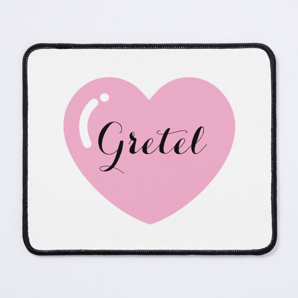 Item preview, Gretel Name with Pink Heart designed and sold by Artbymonika.