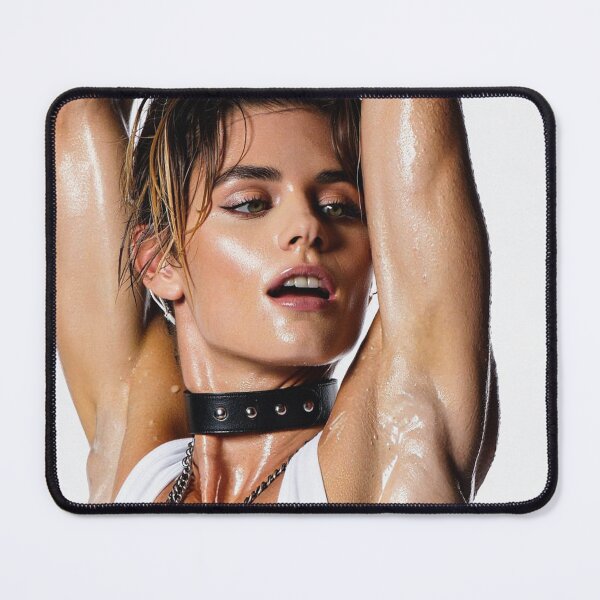 Item preview, Beautiful sexy gym woman posing with her arms up showing her armpits sweating designed and sold by Vintage Designs +.
