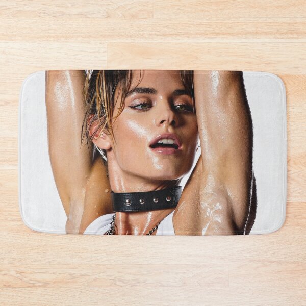Item preview,  Beautiful sexy gym woman posing with her arms up showing her armpits sweating designed and sold by Vintage Designs +.