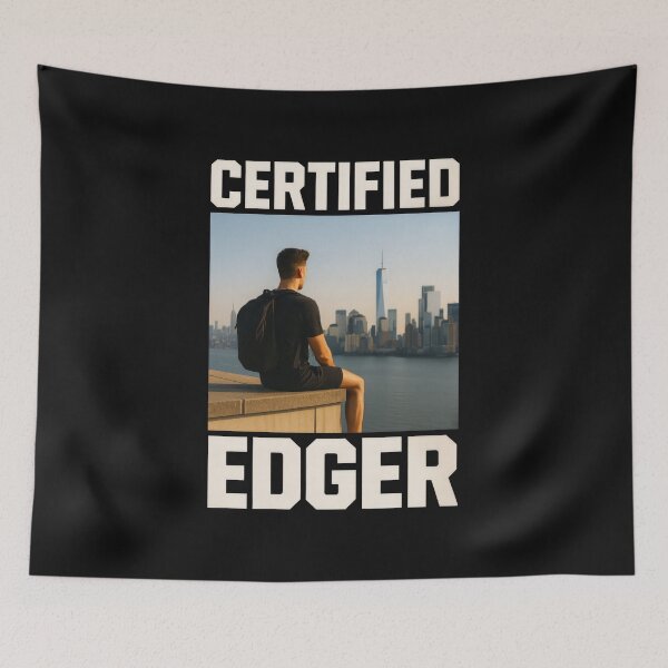Item preview, Certified Edger – Meme Poster designed and sold by Enea Kelo.