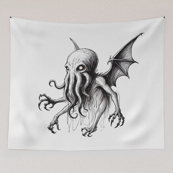 Item preview, Lord Cthulhu lovecraftian God  designed and sold by Vintage Designs +.