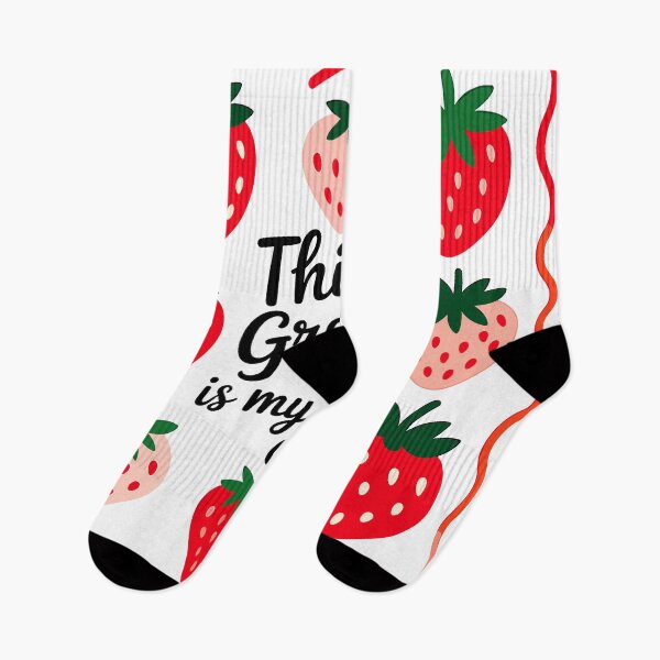 Item preview, Cute Strawberry Pattern with Red Border designed and sold by designleon19.