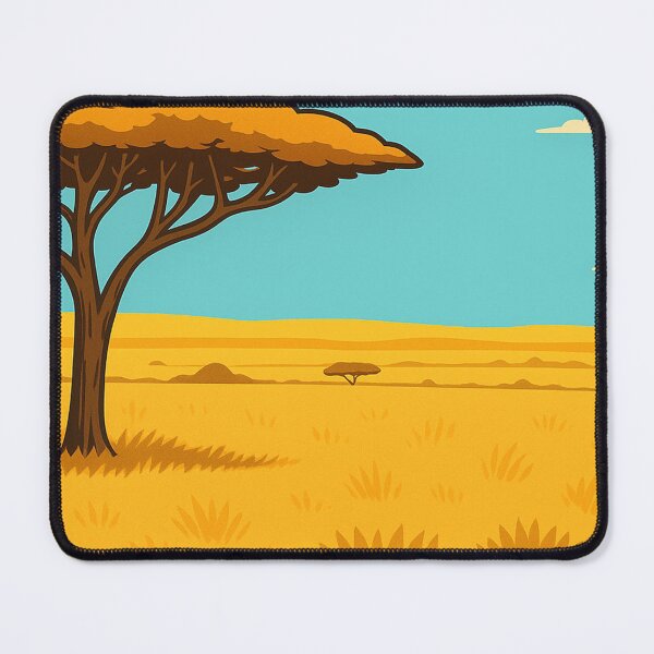 Item preview, Savanna Landscape Lone Tree in the Wild designed and sold by NettoShop.