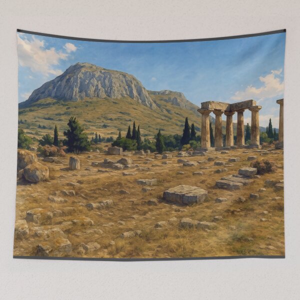 Item preview, The Ruins of Ancient Corinth designed and sold by KAI-Studio.