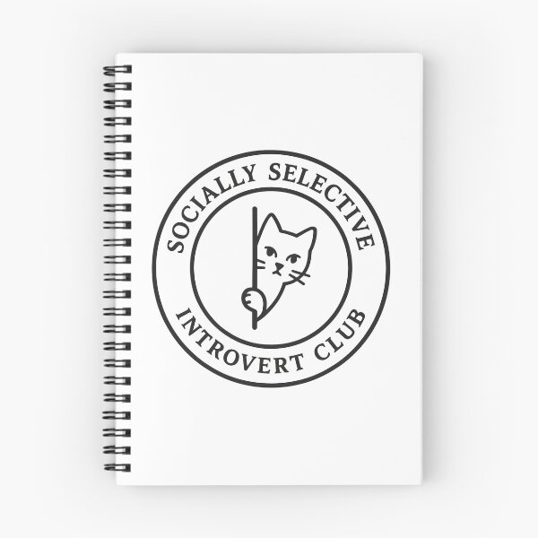 Item preview, Socially Selective Introvert Club designed and sold by mav7designs.