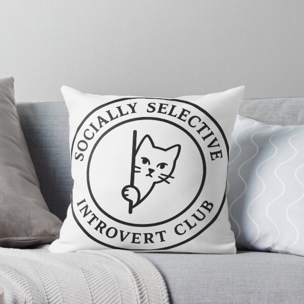 Item preview, Socially Selective Introvert Club designed and sold by mav7designs.