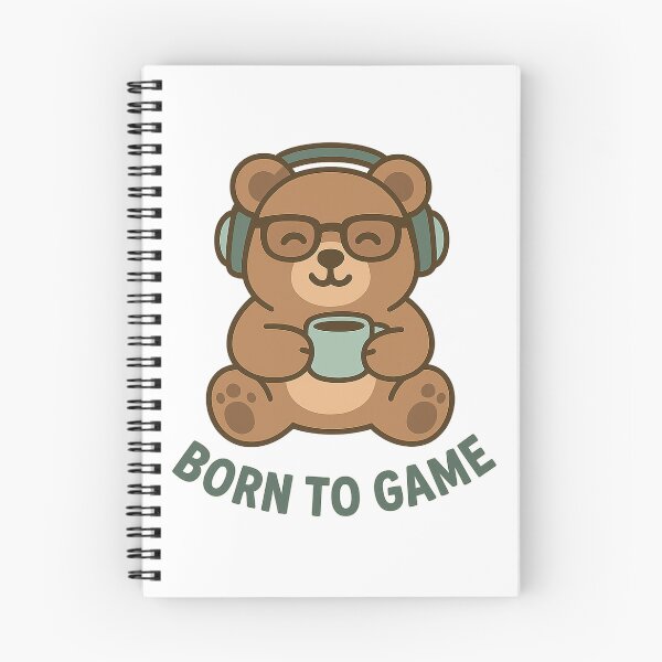 Item preview, Chunky Bear – Born to Game ? | Cute Gamer Bear designed and sold by Chunky Bear.
