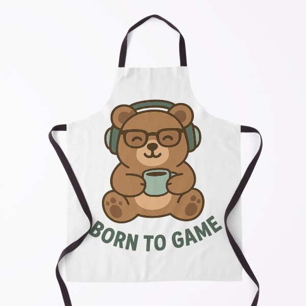 Item preview, Chunky Bear – Born to Game ? | Cute Gamer Bear designed and sold by Chunky Bear.