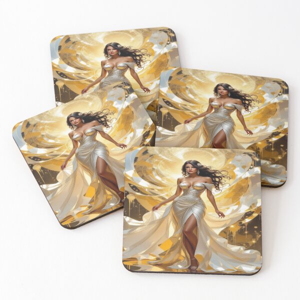 Item preview, Golden Light – Goddess in Motion designed and sold by FotoworldEdel.