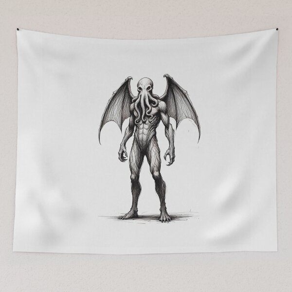 Item preview,  Lord Cthulhu lovecraftian God  designed and sold by Vintage Designs +.