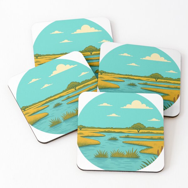 Item preview, Wetland Lakeside Reeds and Grass designed and sold by NettoShop.