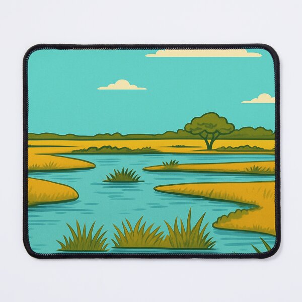 Item preview, Wetland Lakeside Reeds and Grass designed and sold by NettoShop.