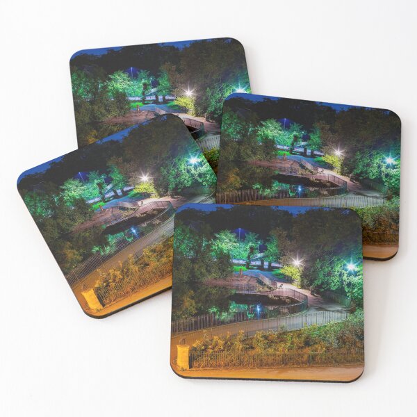 Item preview, Corporation Park, Blackburn at Night designed and sold by Shafiq Khan.