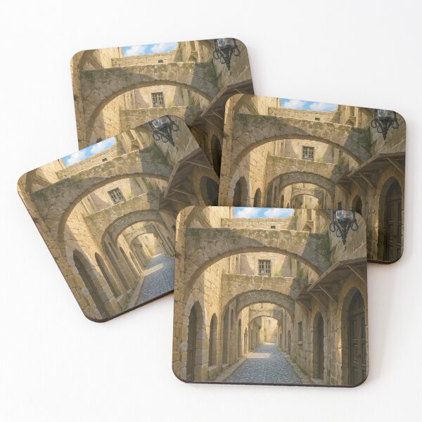 Item preview, Calle de la ciudad medieval de Rodas designed and sold by KAI-Studio.