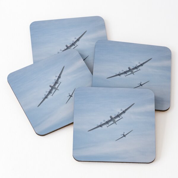 Item preview, The Lancaster and Hurricane of the Battle of Britain Memorial Flight at Eastbourne 2025 designed and sold by John Gilham - Landscape Photography.