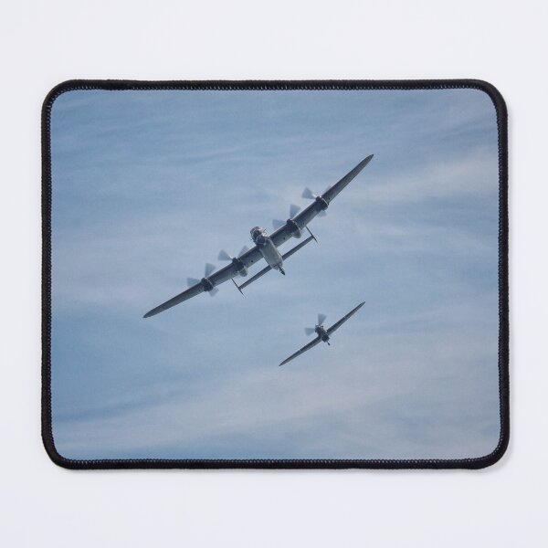 Item preview, The Lancaster and Hurricane of the Battle of Britain Memorial Flight at Eastbourne 2025 designed and sold by John Gilham - Landscape Photography.