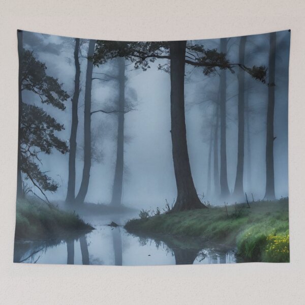 Item preview, Forest in the fog - dreamy, romantic, mystical designed and sold by IHImage.