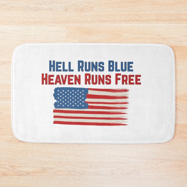 Item preview, Hell Runs Blue Heaven Runs Free designed and sold by ANNINOART ⭐⭐⭐⭐⭐.