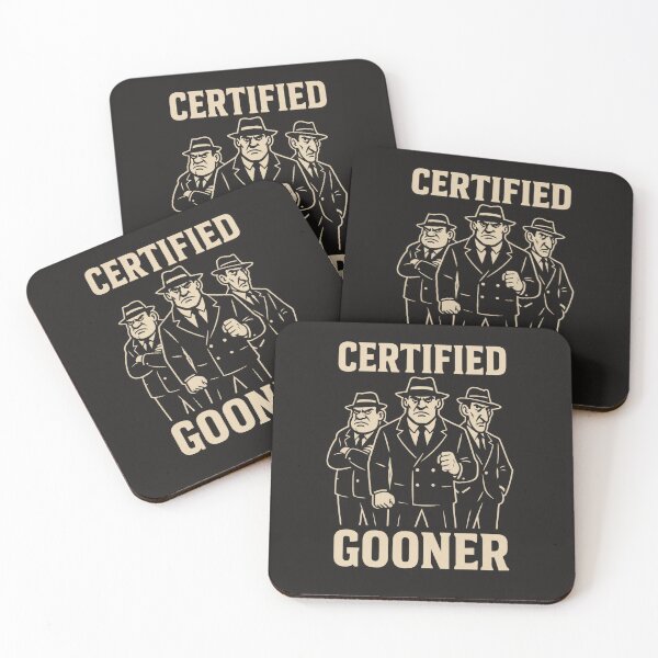 Item preview, Certified Gooner – Mobster Meme designed and sold by Enea Kelo.