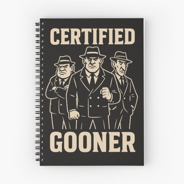 Item preview, Certified Gooner – Mobster Meme designed and sold by Enea Kelo.