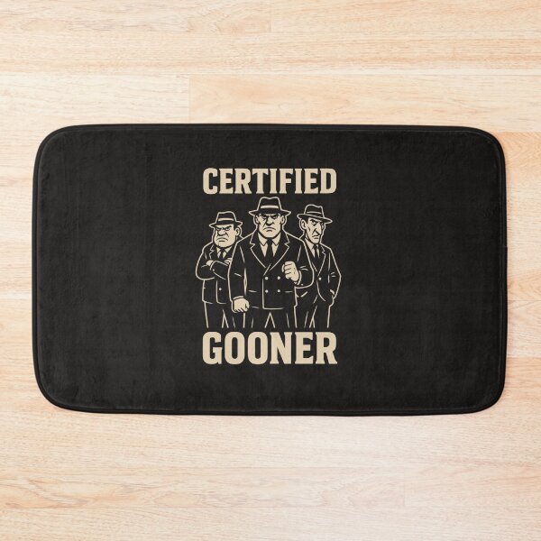 Item preview, Certified Gooner – Mobster Meme designed and sold by Enea Kelo.