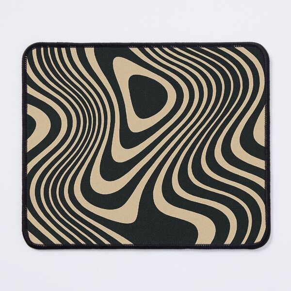 Item preview, Retro Wavy Optical Illusion Pattern designed and sold by weirdfishes123.