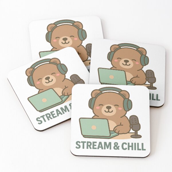 Item preview, Chunky Bear – Stream & Chill ? | Cute Streaming Bear designed and sold by Chunky Bear.
