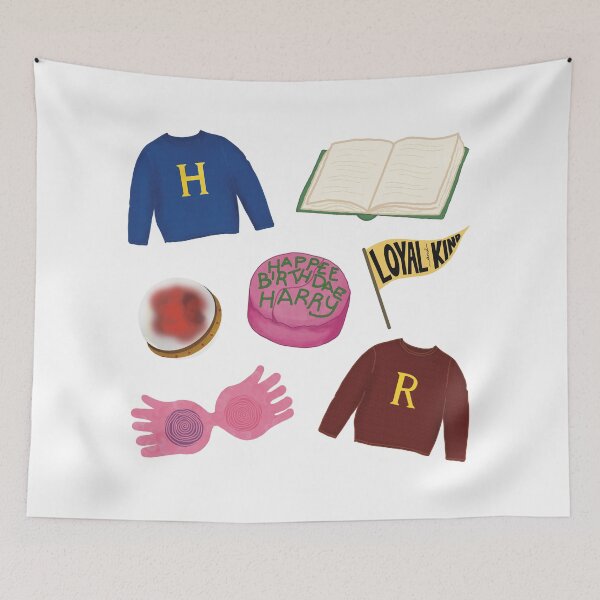Item preview, HP sticker set - including Hagrid’s cake designed and sold by Caitxreads.